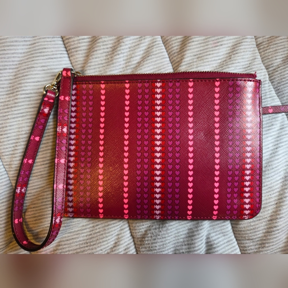 Kate Spade Red and Pink Women's Wrist Wallet - Picture 2 of 4